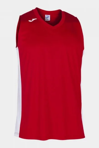 Dámský červený basketbalový top V-neck Joma