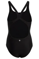 Dětské černé sportovní jednodílné plavky Adidas 3 Bars Sol ST