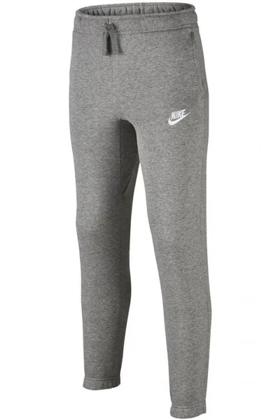 Dětské šedé sportovní kalhoty Nike