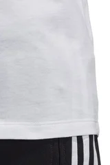 Dámské bílé tričko s černými pruhy 3 Stripes Adidas