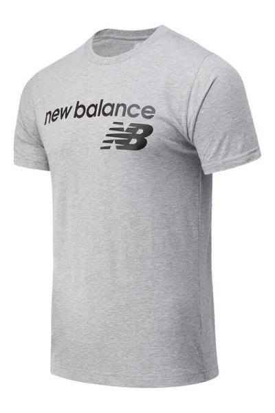 Pánské šedé klasické tričko New Balance