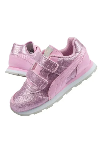 Dívčí růžové boty Vista Glitz Puma