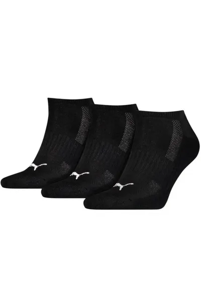Černé sportovní ponoky Puma Cushioned Sneaker (3 páry)