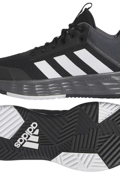 Pánské černé basketbalové boty Adidas Ownthegame 2.0