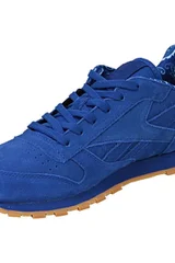 Dětské modré kožené boty Classic Leather TDC Reebok