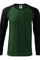 Pánské zelené tričko Street LS Malfini