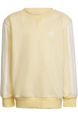 Světle žlutá dětská úpletová mikina Adidas