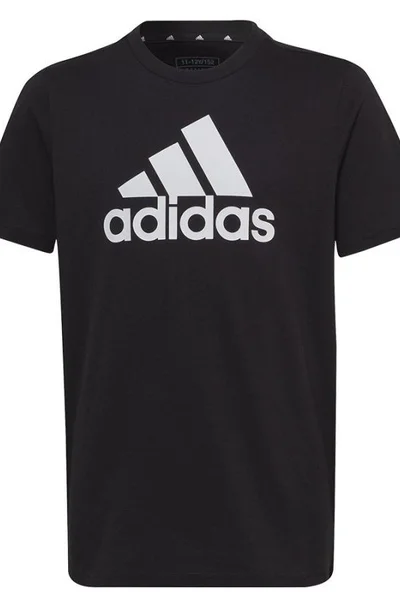 Dětské černé tričko Adidas Essentials Big Logo Tee