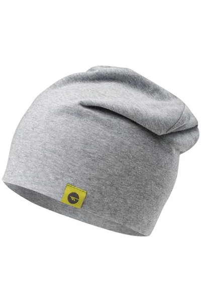 Světle šedá beanie bavlněná čepice Hi-tec