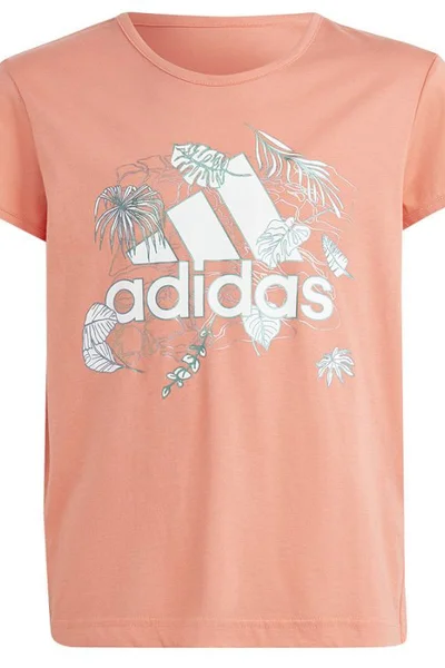 Dětské růžové tričko SUM Adidas