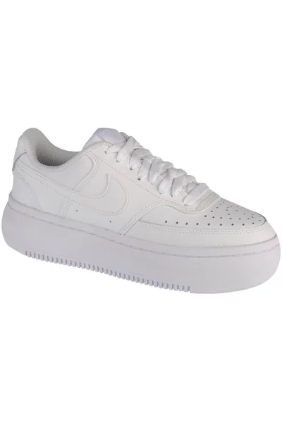 Dámské bílé volnočasové boty na vysoké podrážce Nike