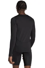 Pánské černé tričko Techfit Aeroready Long Sleeve  Adidas