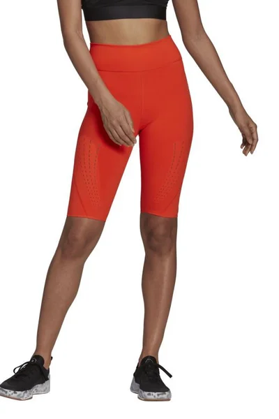 Dámské oranžové legíny by Stella McCartney TruePurpose Training Cycling Tights  Adidas
