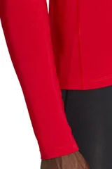 Pánské červené tričko s dlouhým rukávem Techfit Aeroready Long Sleeve Adidas