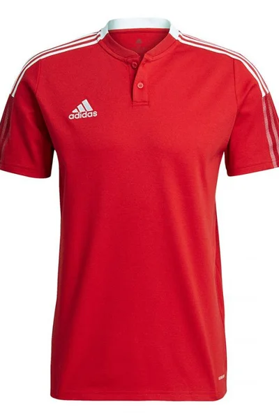 Pánské červené polo tričko Tiro 21 Adidas