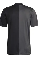 Pánské černošedé tričko Half&Half Tiro Adidas