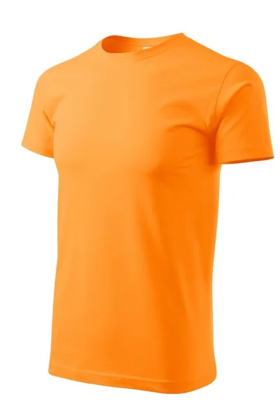Pánské oranžové tričko Heavy New Malfini