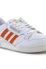 Stylové unisex bílé tenisky s oranžovými detaily ADIDAS