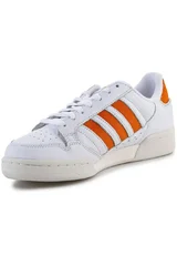 Stylové unisex bílé tenisky s oranžovými detaily ADIDAS