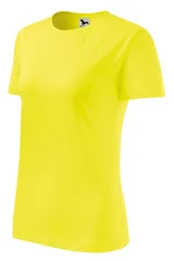 Dámské žluté tričko Malfini Classic New