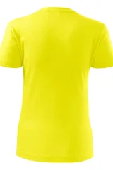 Dámské žluté tričko Malfini Classic New