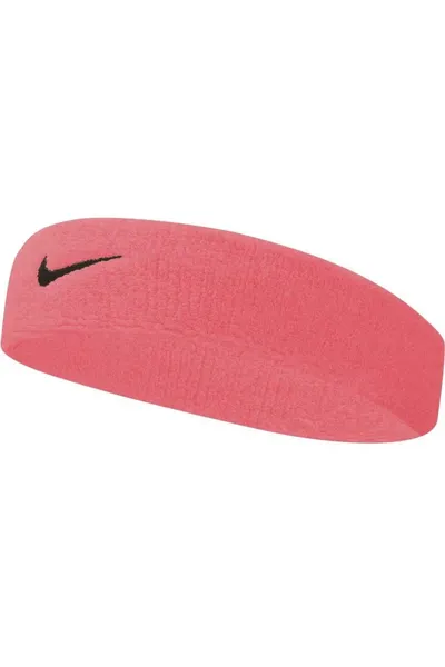 Dámská růžová čelenka Swoosh  Nike