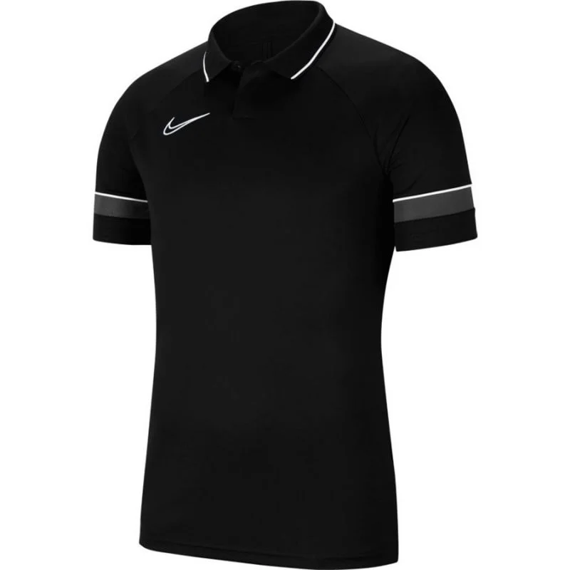 Pánské fotbalové polo tričko s pruhy a vyšívaným logem Nike