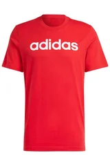 Pánské tričko Adidas Essentials Single Jersey Linear Embroidered Logo