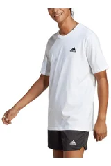 Jednoduché bavlněné pánské tričko Adidas s krátkým rukávem