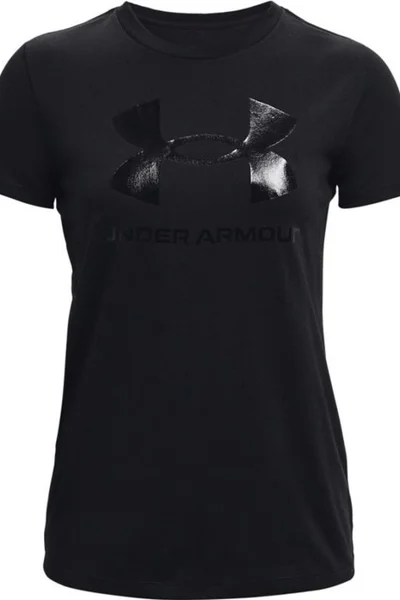 Dámské černé tričko Live Sportstyle Graphic SS Under Armour