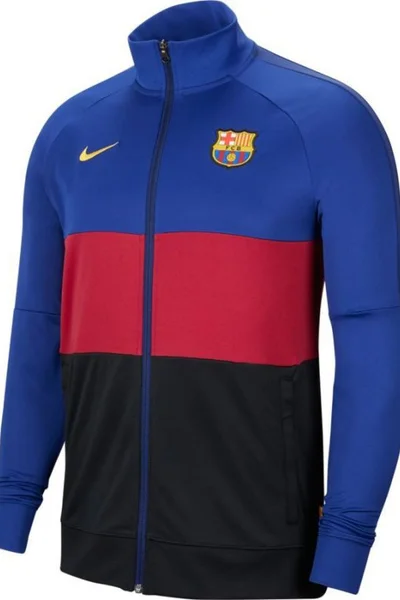 Pánská modrá mikina Fc Barcelona  Nike