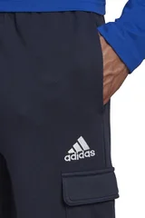 Pánské kalhoty Adidas Essentials Fleece Regular Tapered Cargo