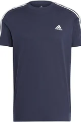 Pánské tričko adidas Essentials Single Jersey 3-Stripes Tee