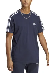 Pánské tričko adidas Essentials Single Jersey 3-Stripes Tee