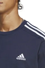 Pánské tričko adidas Essentials Single Jersey 3-Stripes Tee