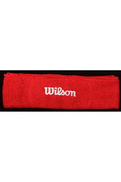 Červená sportovní čelenka Wilson