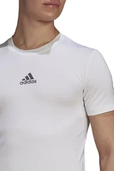 Pánské bílé tréninkové tričko Techfit SS Adidas