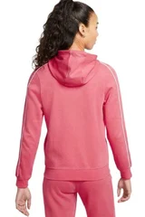 Dámská růžová mikina Nsw Mlnm Essential Flecee FZ Hoody  Nike