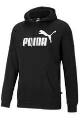 Pánská černá mikina Essential Big Logo  Puma