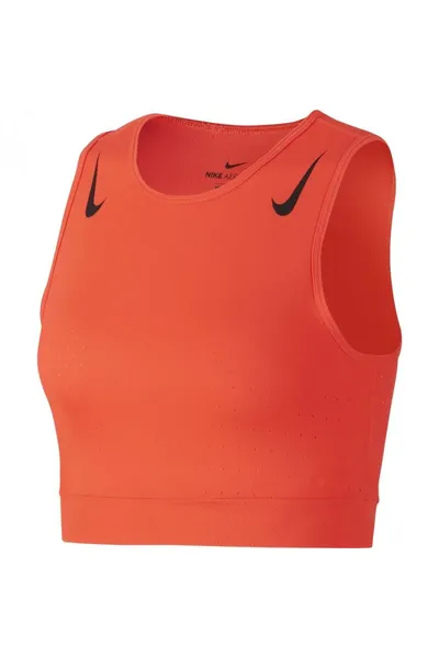 Dámské oranžové běžecké tričko Nike AeroSwift