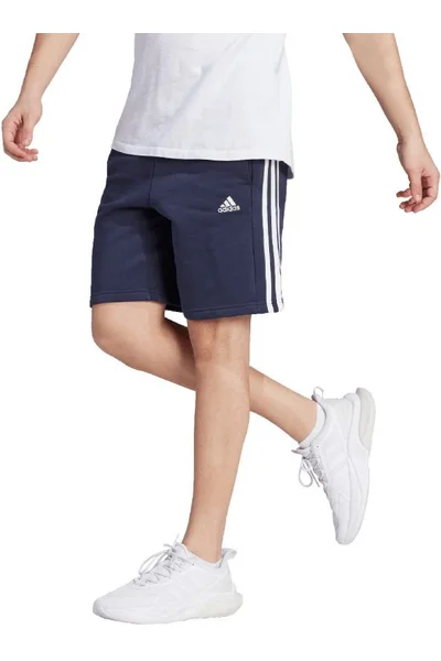 Sportovní pánské kraťasy Adidas černé s pruhy