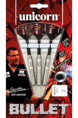 Šipky Unicorn Bullet z nerezové oceli - Gary Anderson