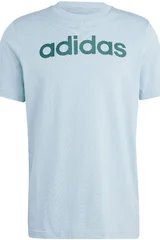 Modré pánské tričko adidas s vyšitým logem ADIDAS