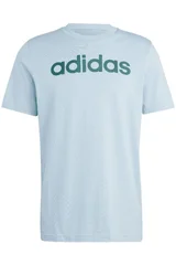 Modré pánské tričko adidas s vyšitým logem ADIDAS