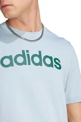 Modré pánské tričko adidas s vyšitým logem ADIDAS