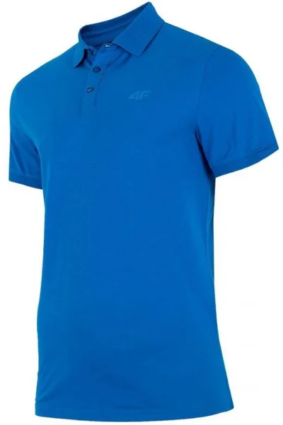 Pánské modré polo tričko  4F