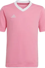 Dětské růžové tréninkové tričko Entrada 22  Adidas