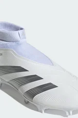 Stylové bílé kotníčkové kopačky bez šněrování Adidas