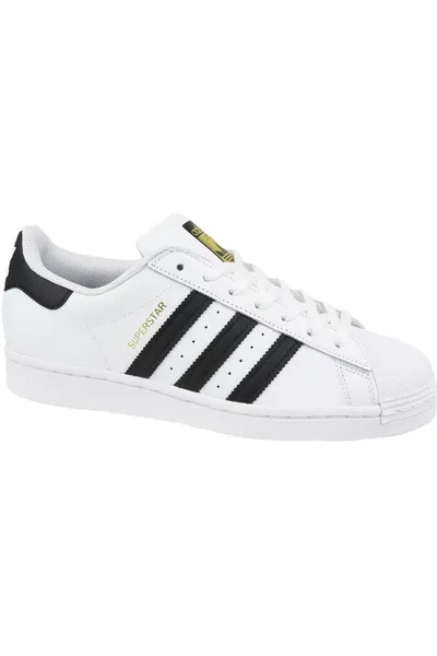 Pánské bílé  kožené boty Superstar  Adidas
