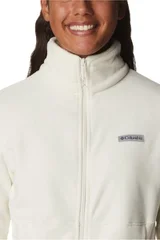 Dámská bílá sportovní mikina Basin Trail III Full Zip Fleece  Columbia